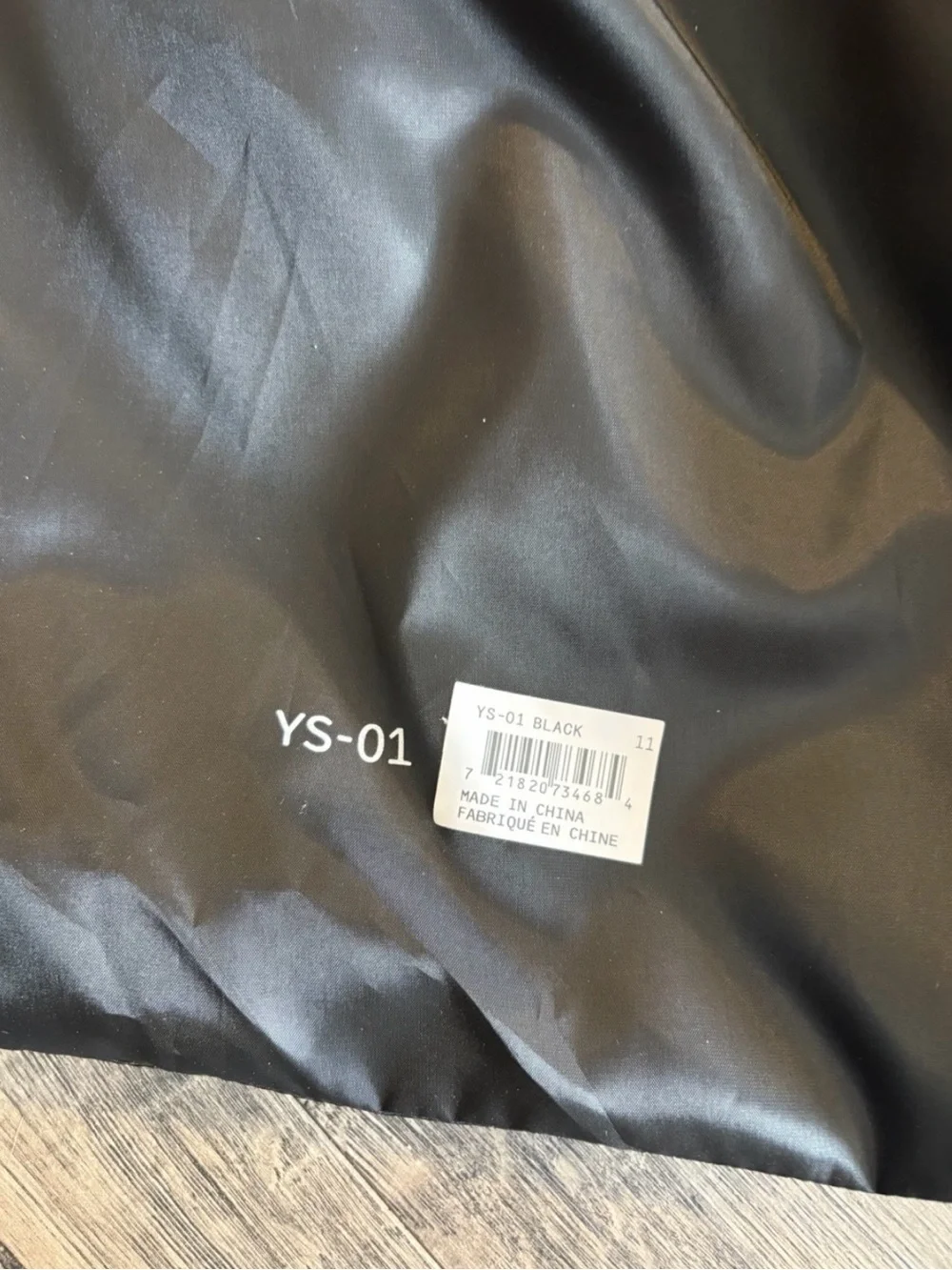 YZY YS01 Black Slides- size 11